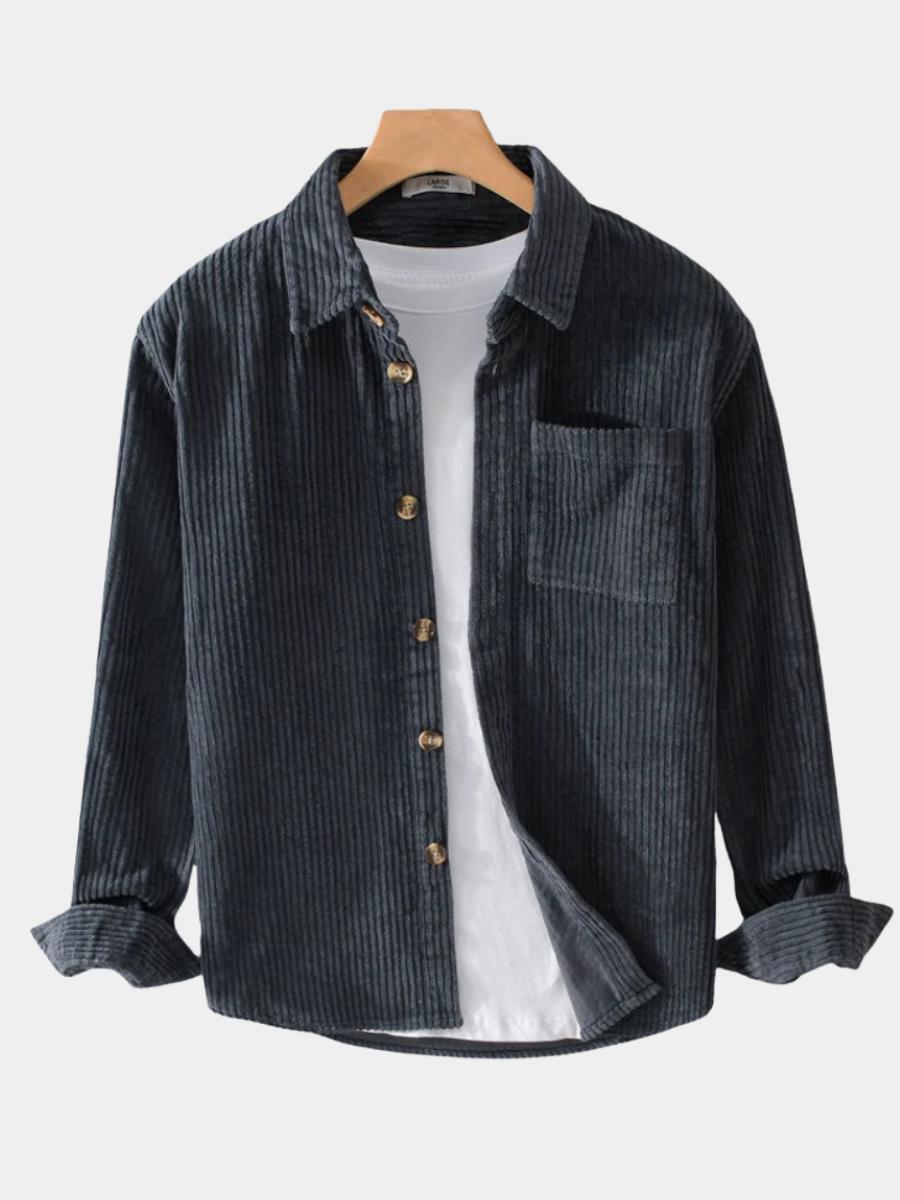 CHEMISE EN VELOURS CÔTELÉ POUR HOMME