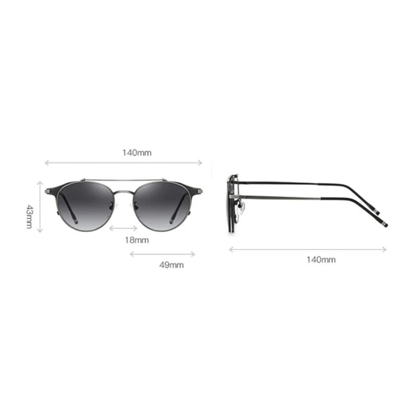 LUNETTES DOUBLE PONT HOMMES