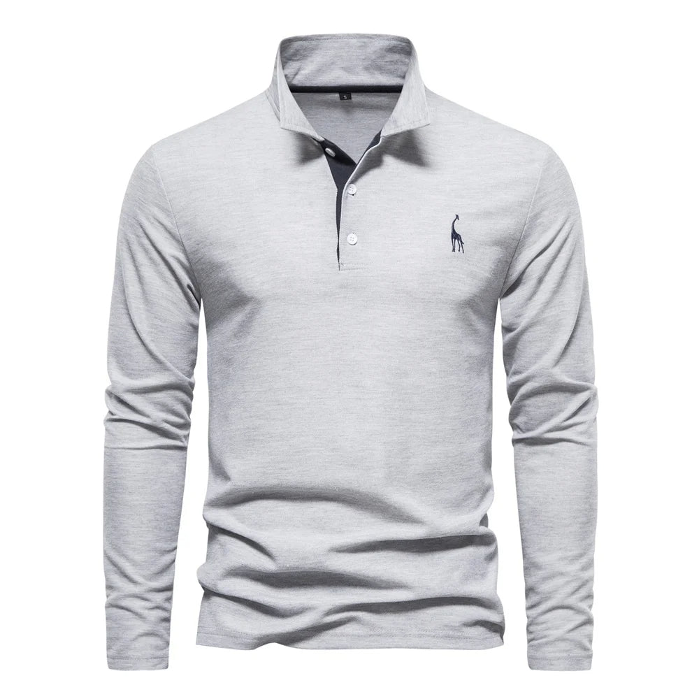 POLO À MANCHES LONGUES HOMMES