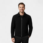VESTE HOMME COURTE EN LAINE MÉLANGÉE