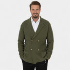 CARDIGAN HOMME MAILLE CROISÉE COL À REVERS