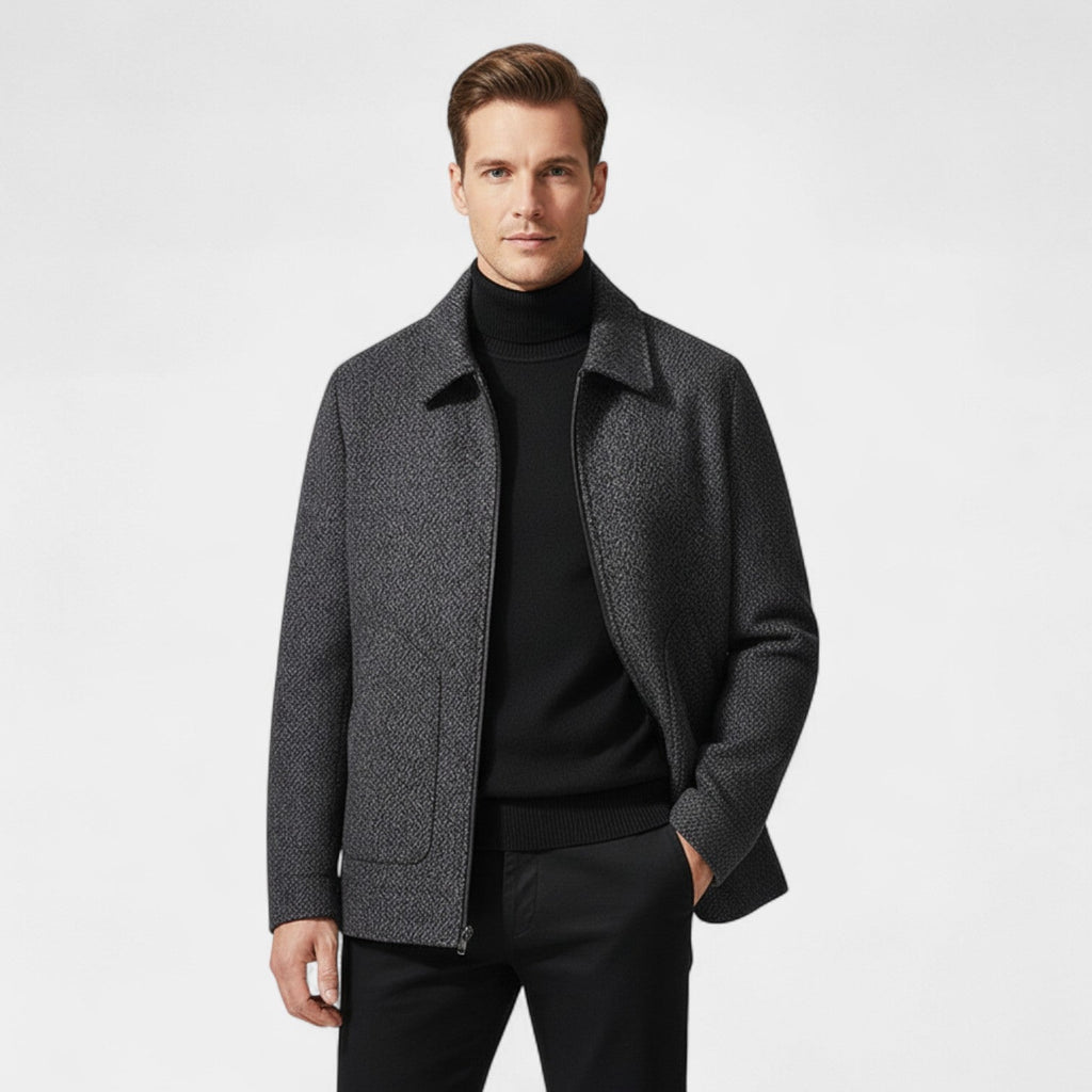 MANTEAU HOMME LAINE COL MONTANT