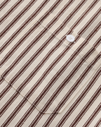Chemise Rayée Avec Manches Longues Pour Hommes