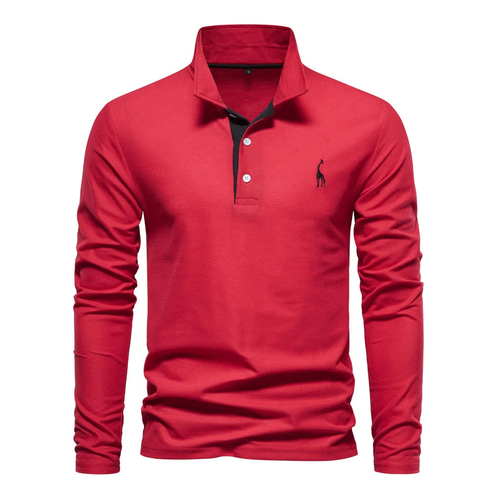 POLO À MANCHES LONGUES HOMMES