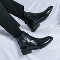 BOTTINES CHEALSEA EN CUIR POUR HOMME