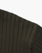 Polo Tricoté À Texture Côtelée Pour Hommes