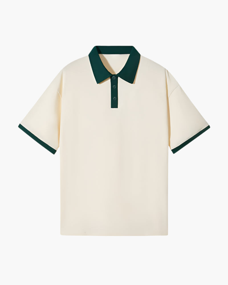 Polo Avec Col Contrasté Pour Hommes