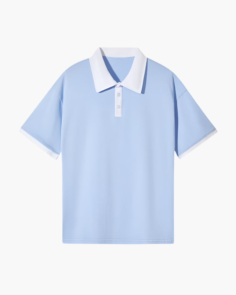 Polo Avec Col Contrasté Pour Hommes