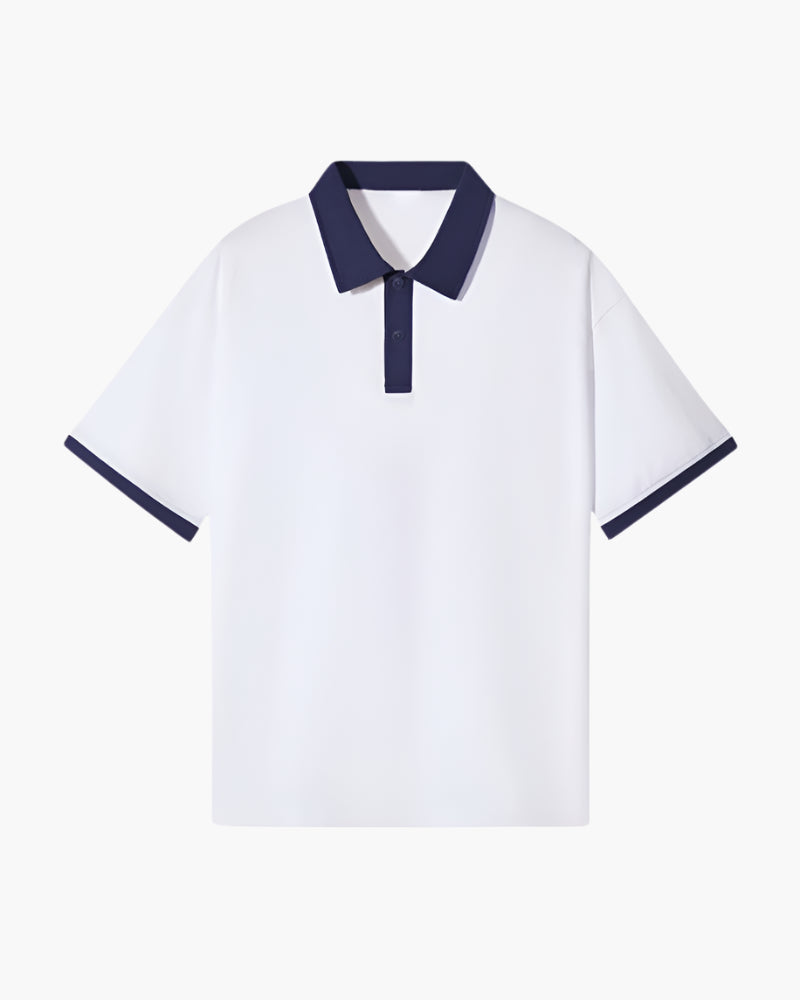 Polo Avec Col Contrasté Pour Hommes