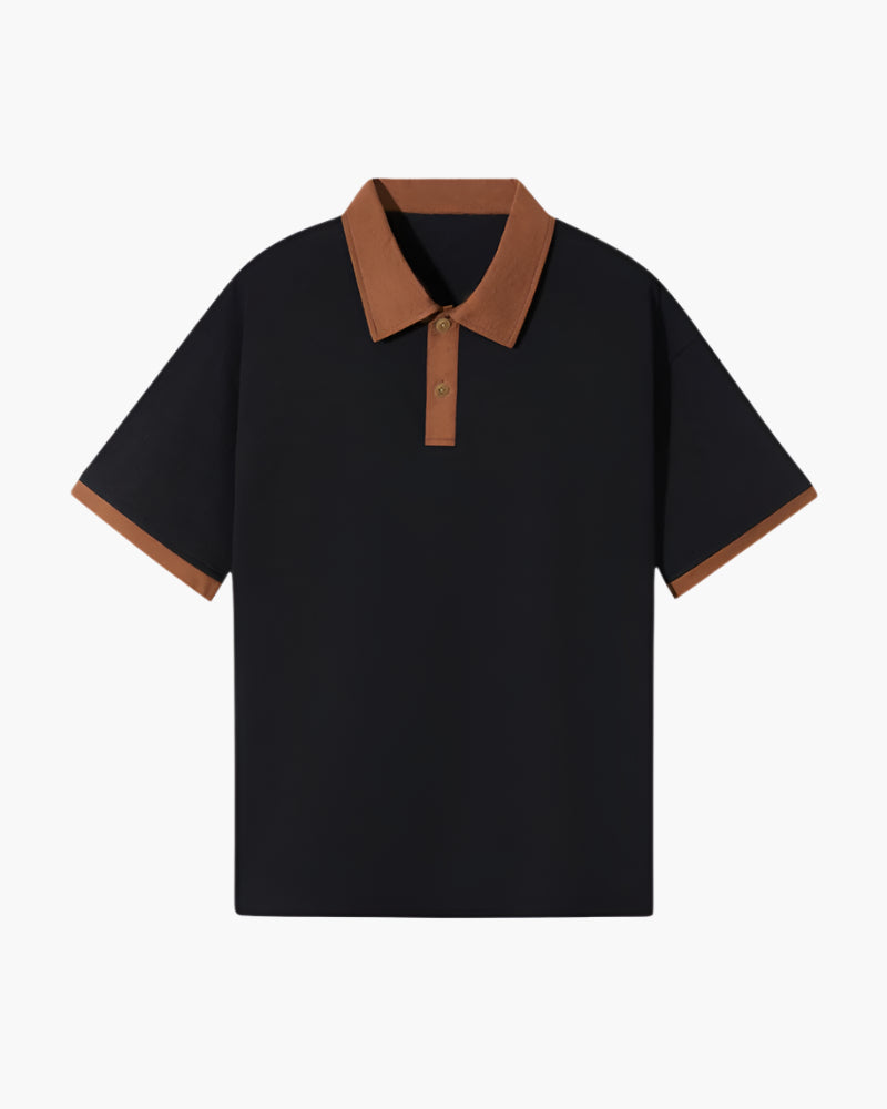 Polo Avec Col Contrasté Pour Hommes