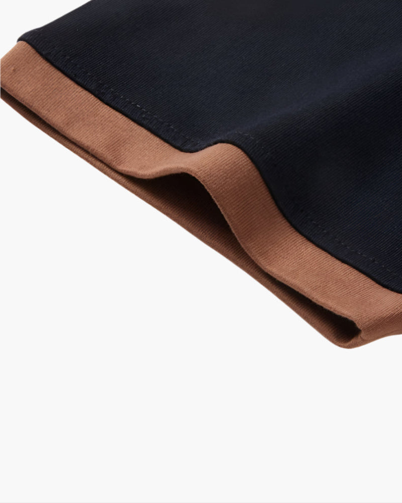 Polo Avec Col Contrasté Pour Hommes