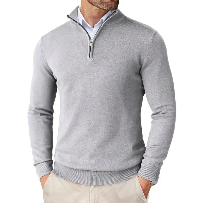 PULL DEMI-ZIP HOMMES