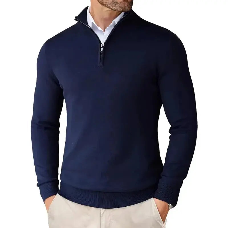 PULL DEMI-ZIP HOMMES