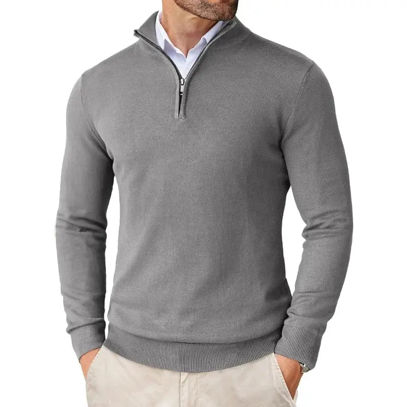 PULL DEMI-ZIP HOMMES