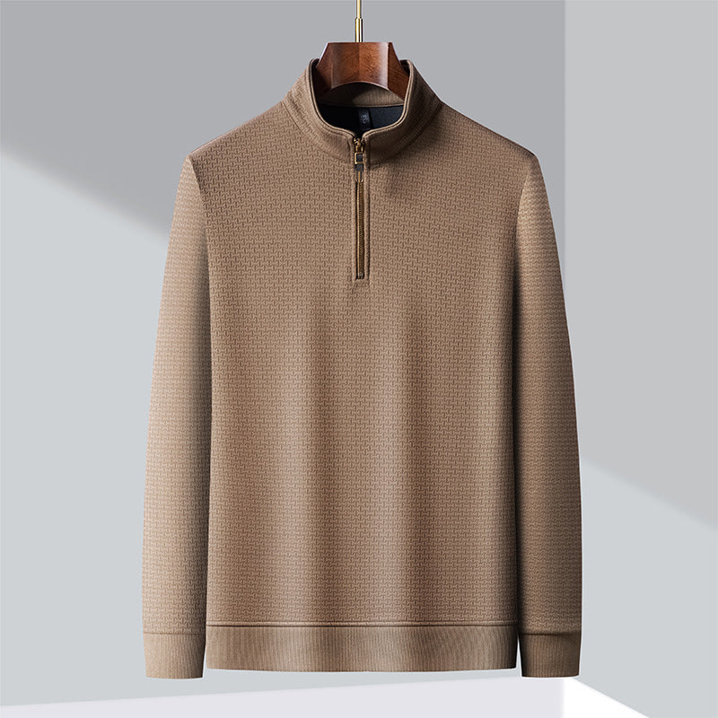 Pull À Col Zippé Avec Fermeture Quart De Zip Pour Hommes