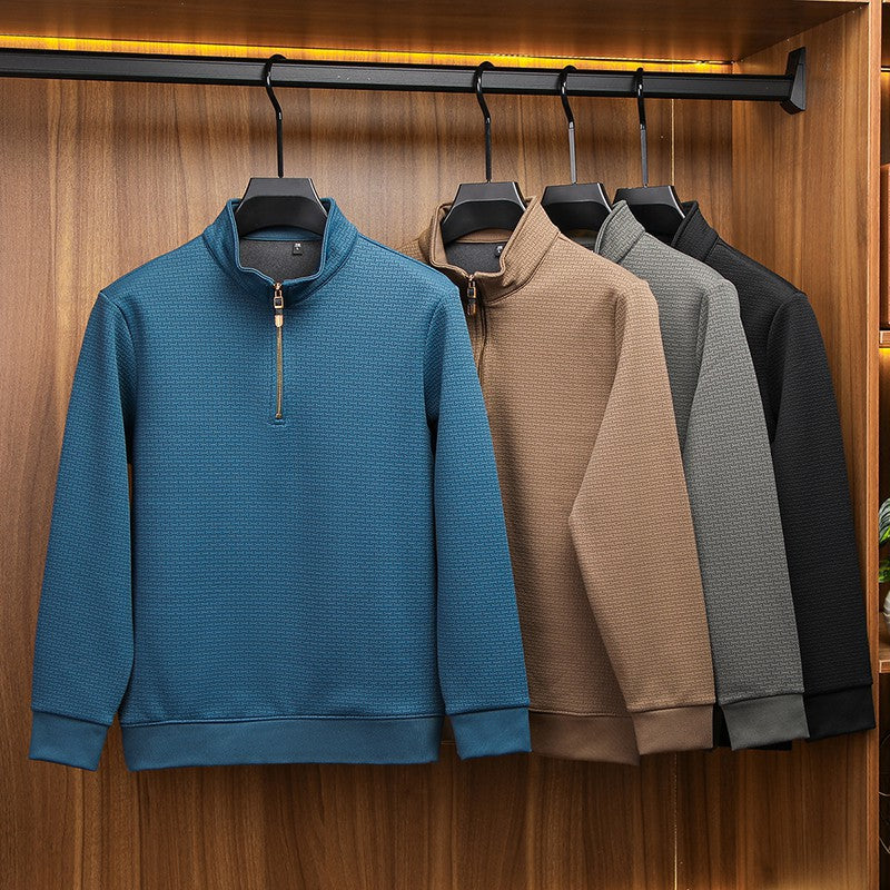 Pull À Col Zippé Avec Fermeture Quart De Zip Pour Hommes