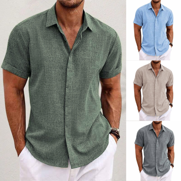CHEMISE LIN HOMMES