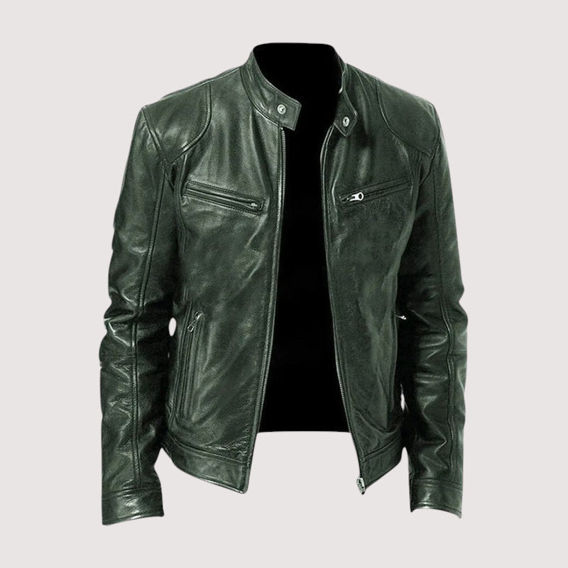 VESTE EN CUIR POUR HOMME