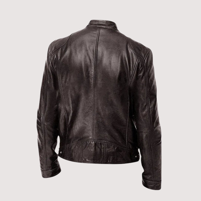 VESTE EN CUIR POUR HOMME