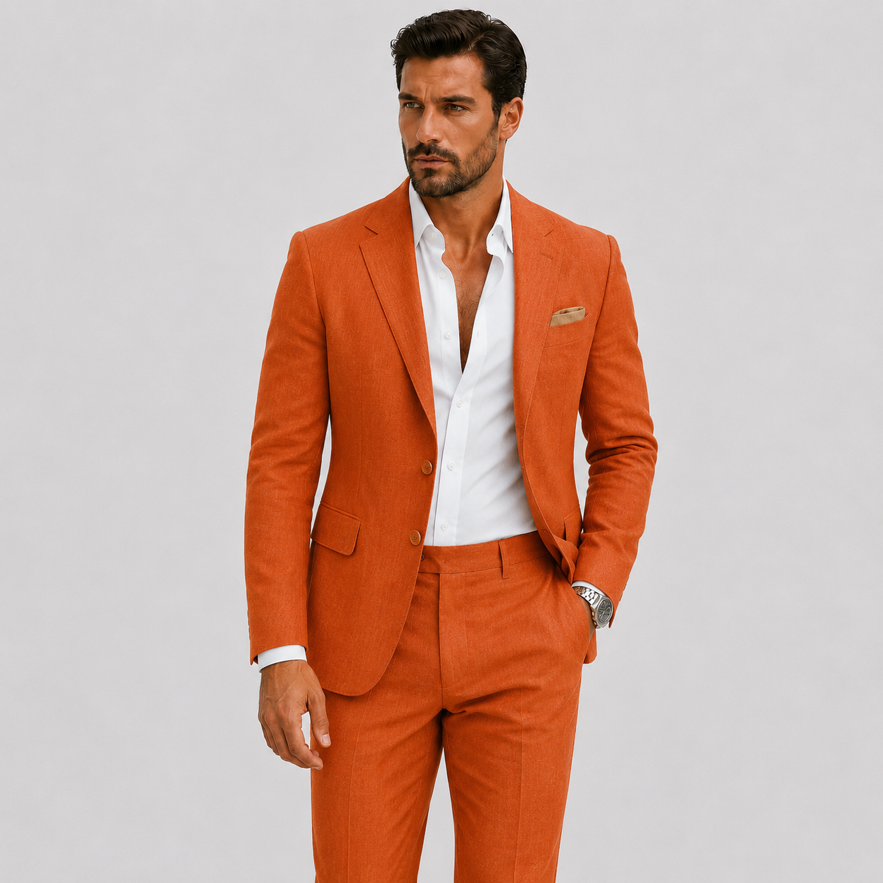 COSTUME HOMME EN LIN