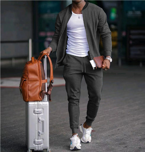 ENSEMBLE JOGGING COUPE DÉCONTRACTÉE POUR HOMME