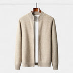ENSEMBLE HOMME CARDIGAN ZIPPÉ ET PANTALON MAILLE