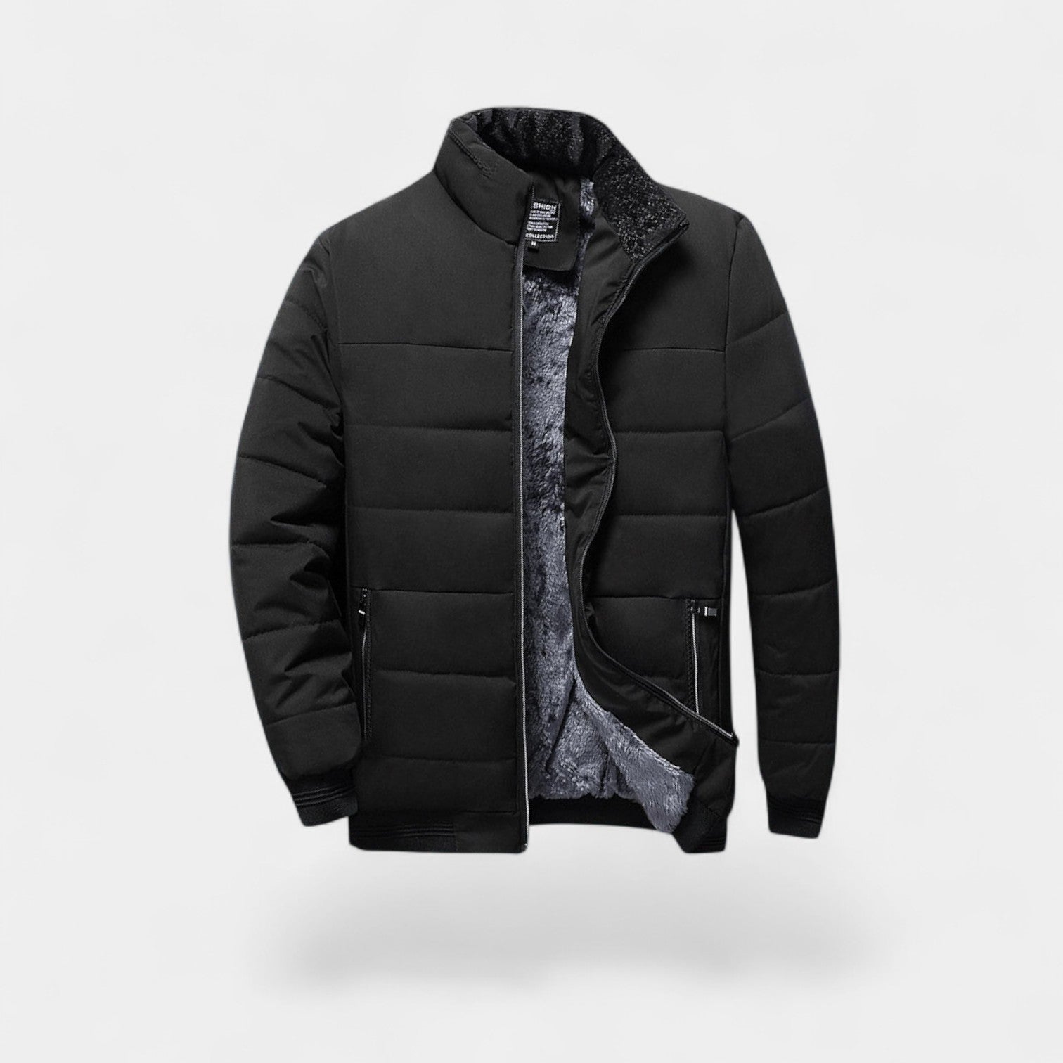 VESTE HOMME MATELASSÉE COL MONTANT