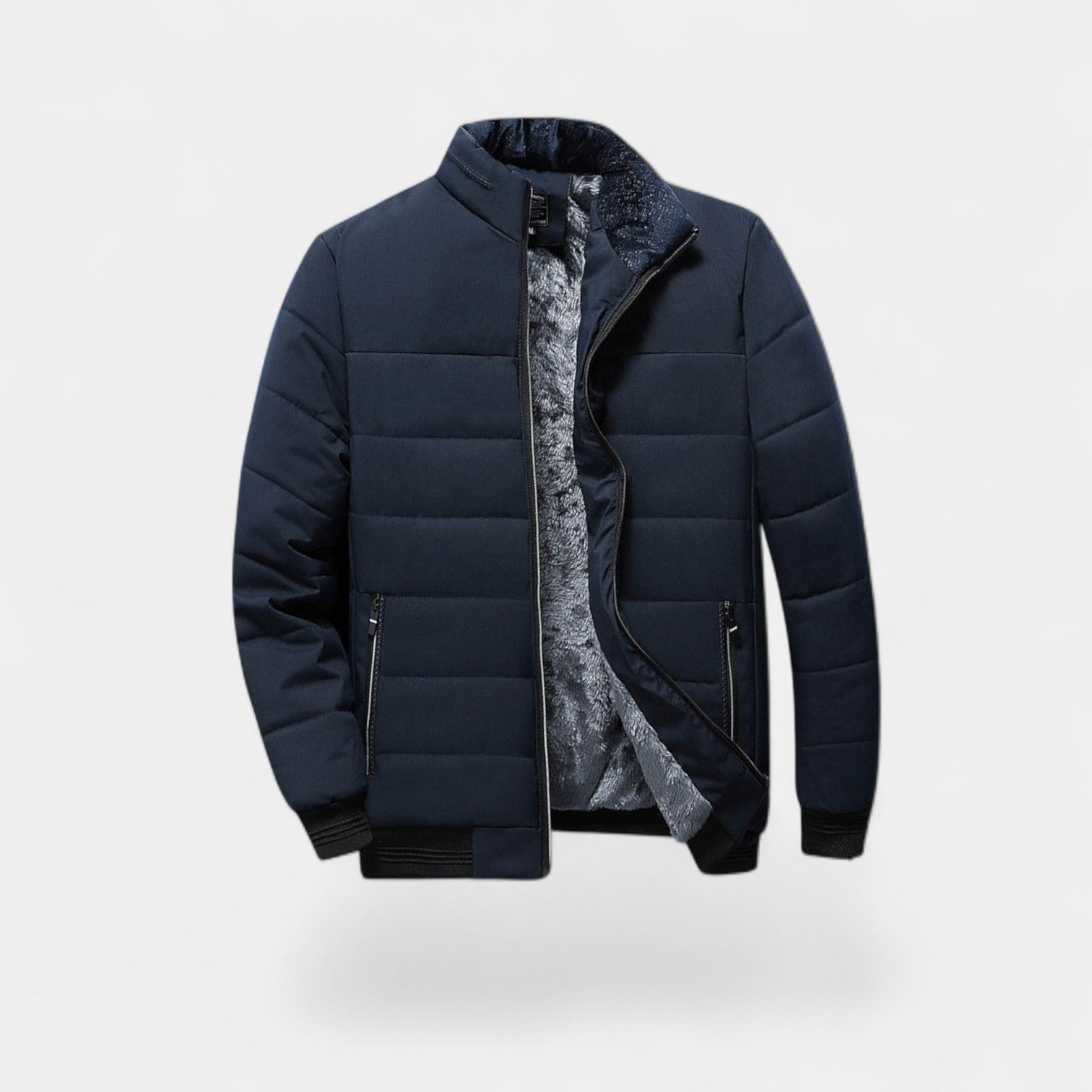 VESTE HOMME MATELASSÉE COL MONTANT