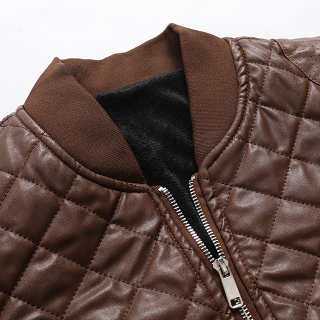 MANTEAU COL MONTANT ZIPPÉ POUR HOMME