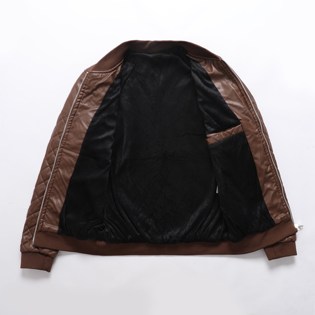 MANTEAU COL MONTANT ZIPPÉ POUR HOMME