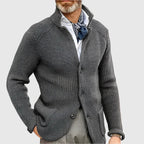 CARDIGAN HOMME MAILLE CLASSIQUE