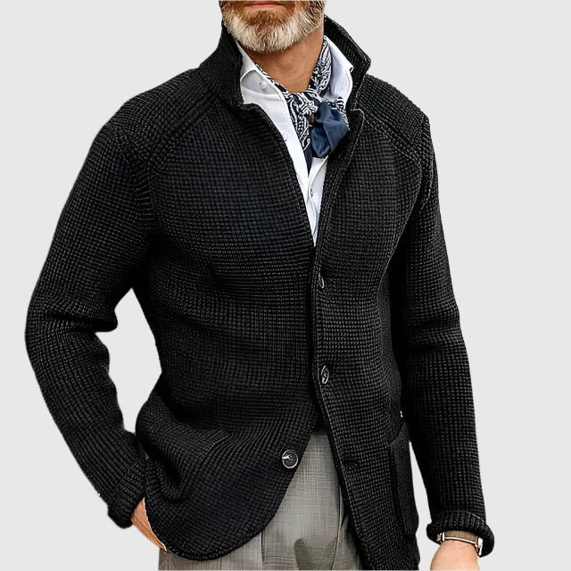 CARDIGAN HOMME MAILLE CLASSIQUE