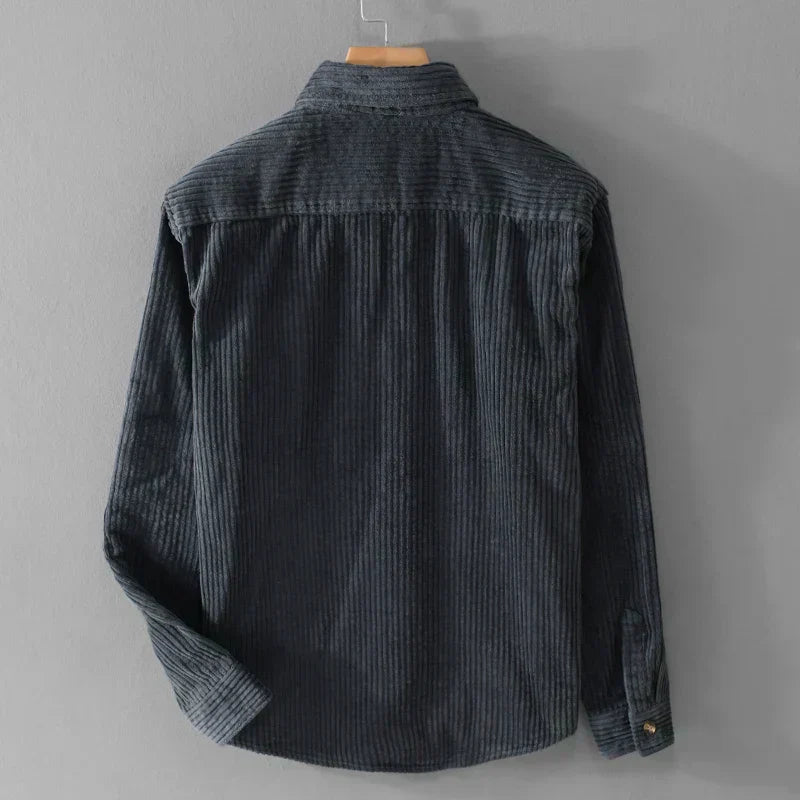 CHEMISE EN VELOURS CÔTELÉ POUR HOMME