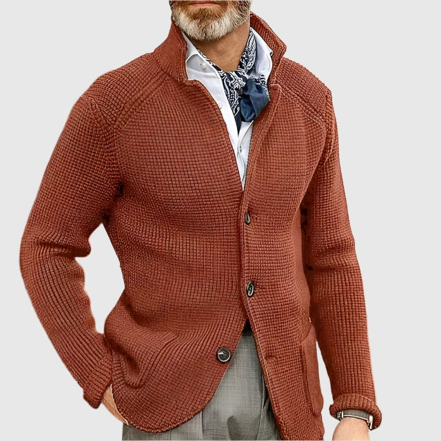 CARDIGAN HOMME MAILLE CLASSIQUE