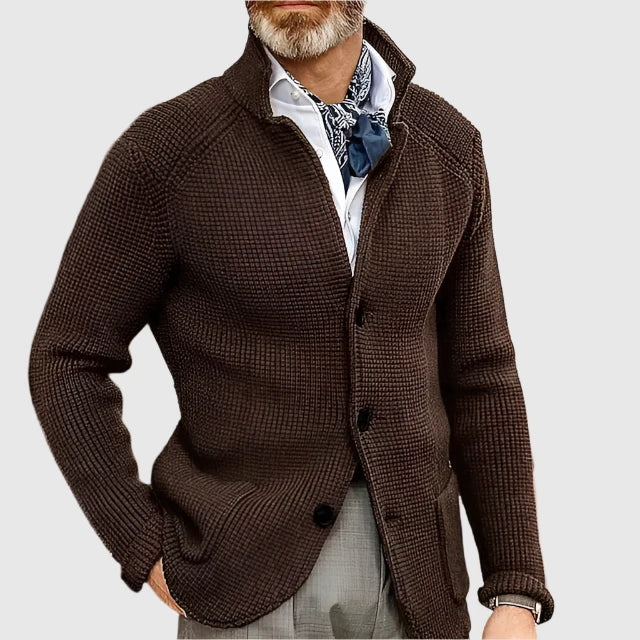 CARDIGAN HOMME MAILLE CLASSIQUE