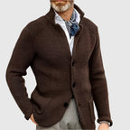 CARDIGAN HOMME MAILLE CLASSIQUE