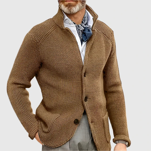 CARDIGAN HOMME MAILLE CLASSIQUE