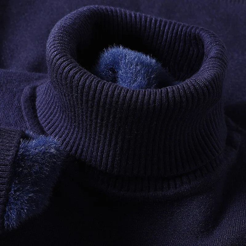 PULL À COL ROULÉ POUR HOMME