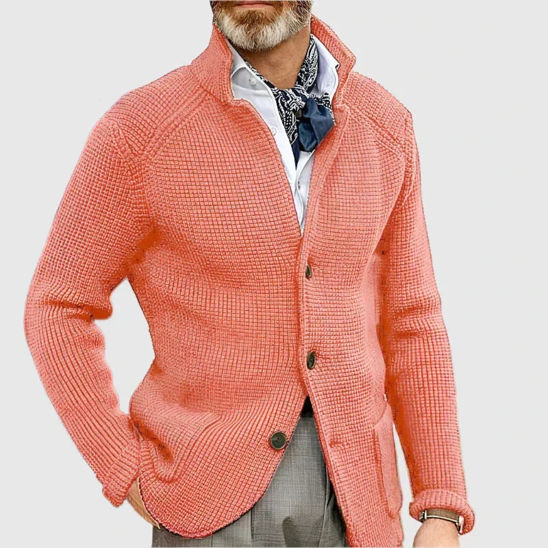 CARDIGAN HOMME MAILLE CLASSIQUE
