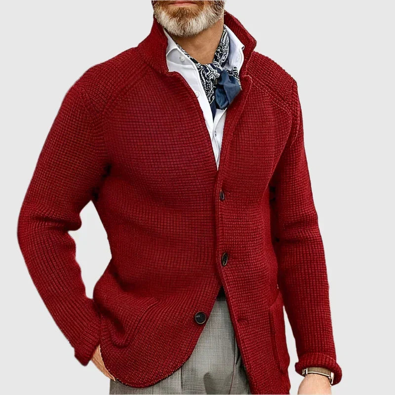 CARDIGAN HOMME MAILLE CLASSIQUE