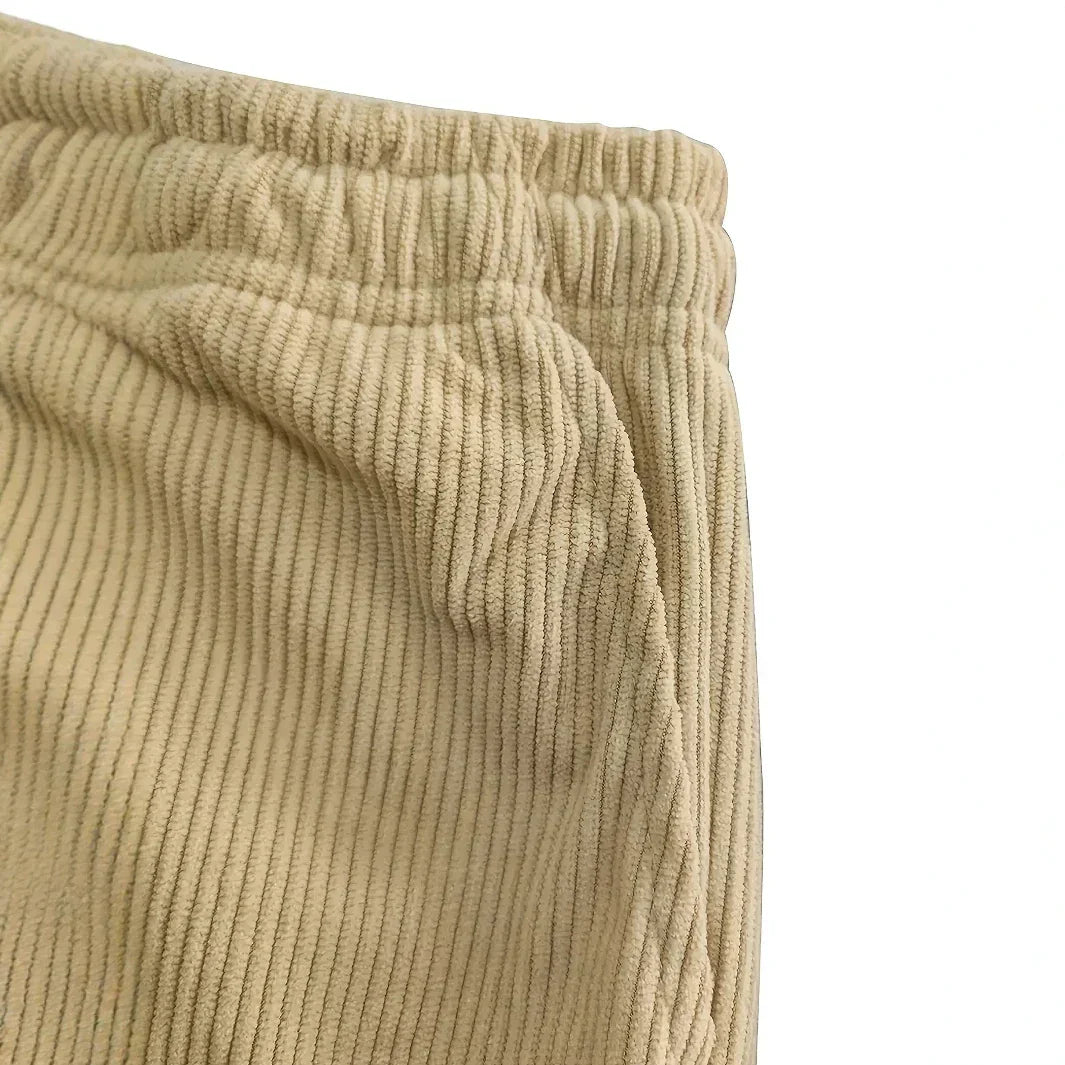 PANTALON EN VELOURS CÔTELÉ POUR HOMME