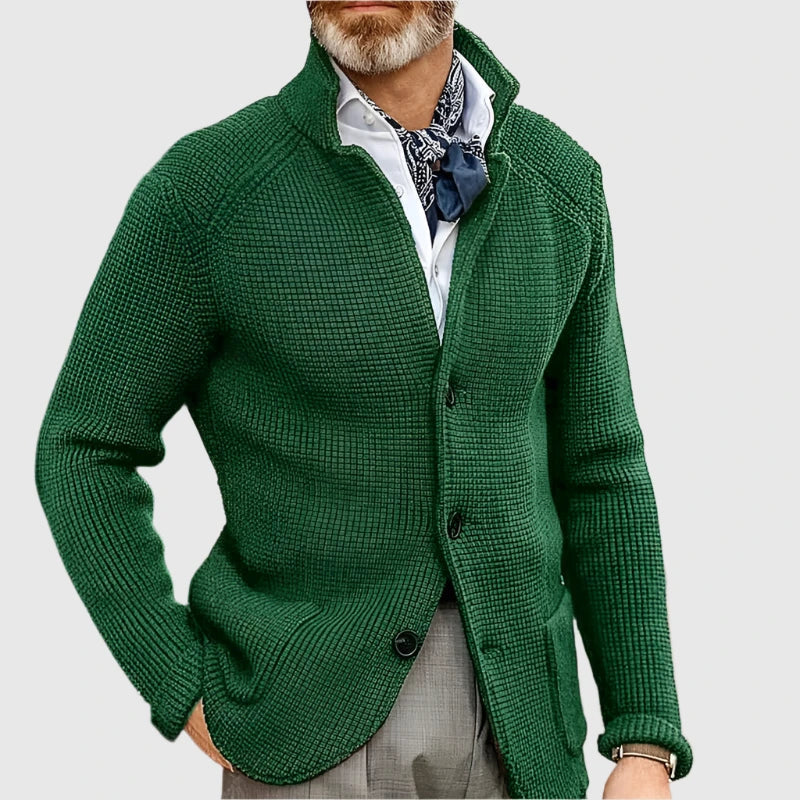 CARDIGAN HOMME MAILLE CLASSIQUE