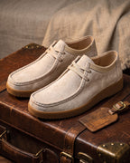 Mocassins En Cuir Avec Coutures Apparentes Pour Hommes