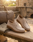 Mocassins En Cuir Avec Coutures Apparentes Pour Hommes