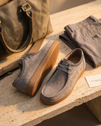 Mocassins En Cuir Avec Coutures Apparentes Pour Hommes