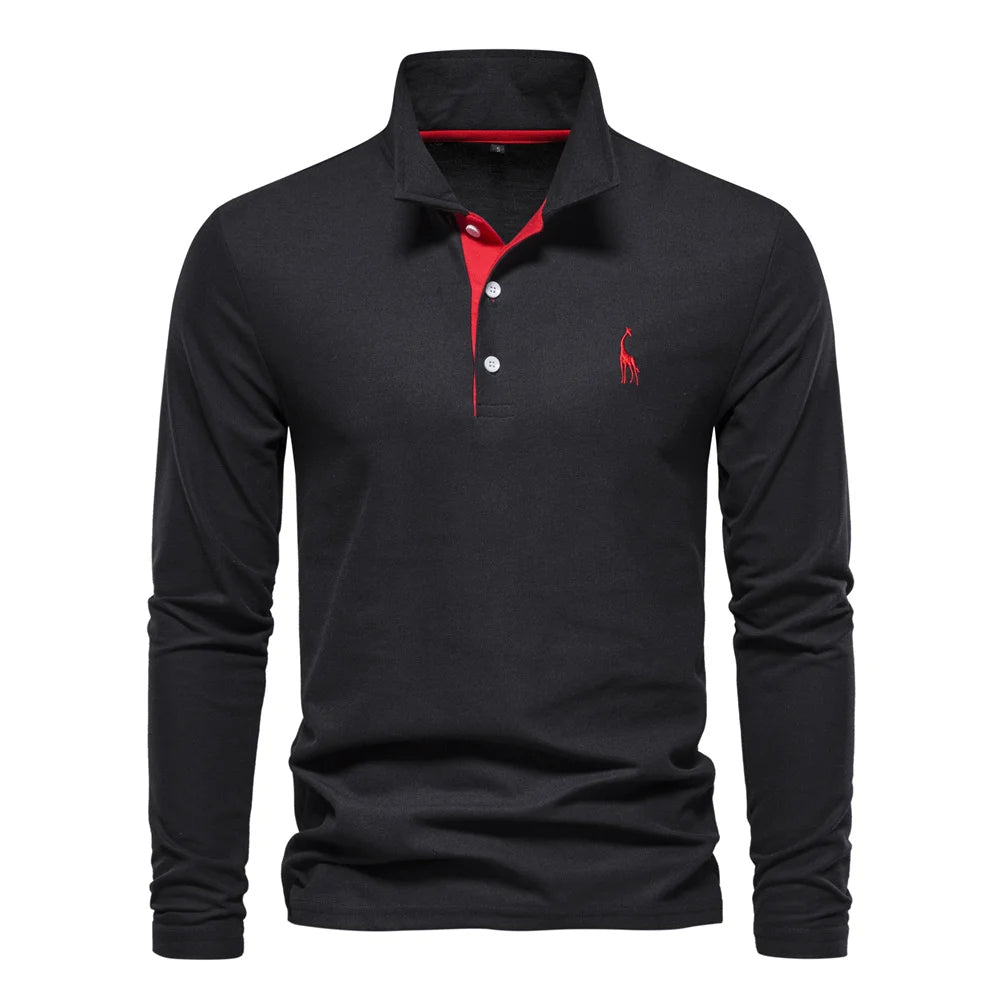 POLO À MANCHES LONGUES HOMMES