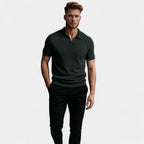 POLO HOMME COL OUVERT SANS BOUTONS
