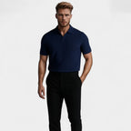 POLO HOMME COL OUVERT SANS BOUTONS