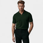 POLO HOMME COL OUVERT SANS BOUTONS