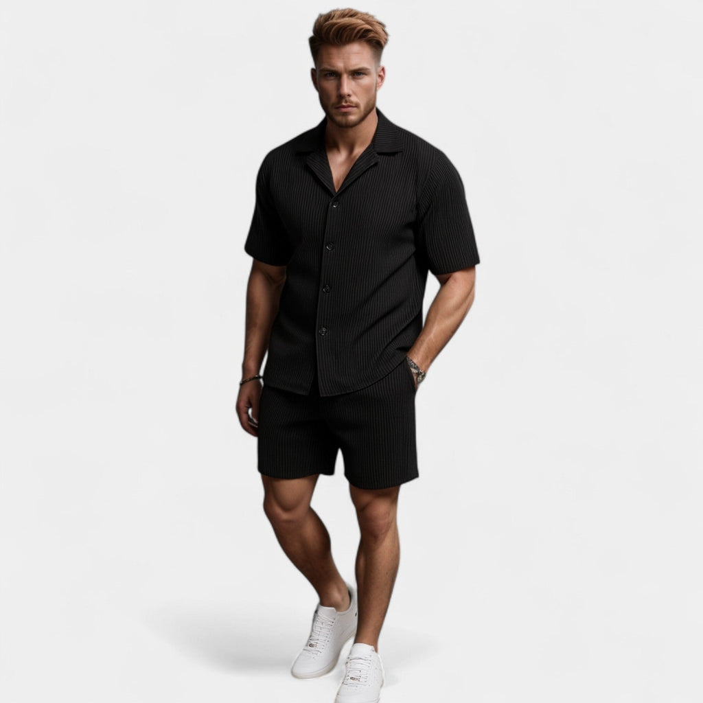 ENSEMBLE HOMME VELOURS CÔTELÉ